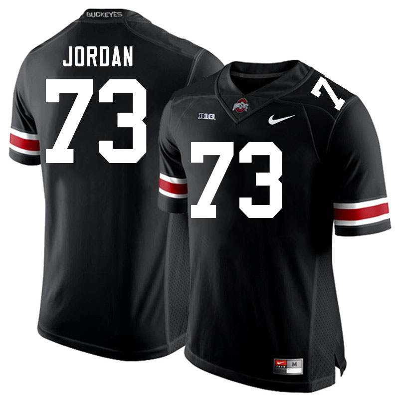 #73 Michael Jordan Ohio State Buckeyes Jerseys Football Stitched-Black